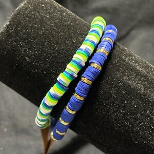 Clay handmade bracelet set